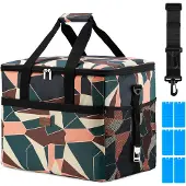 Packaway 4 Laags Geïsoleerde Koeltas - Lunchtas 40 liter - Abstract