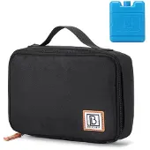 Brisby 4 Laags Geïsoleerde Koeltas - Lunchtas 2.5 liter - Zwart