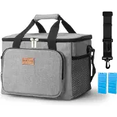 Packaway 4 Laags Geïsoleerde Koeltas - Lunchtas 15 liter - Grijs