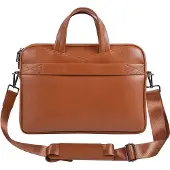 Uniq Accessory 15.6 inch leren laptoptas - Bruin