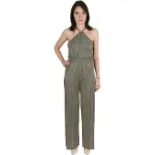 Sarcia.eu John Zack Groen gestreepte jumpsuit