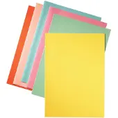 Esselte papieren inlegmap geel A4 (250 stuks)