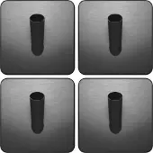 EAVY - Set van 4 Zelfklevende handdoekhaakjes RVS - Gunmetal