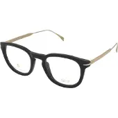David Beckham DB 7122 49/22/150 Zwart goud Acetaat monturen MAN DB 7122