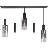 Highlight Hanglamp Perugia Zwart 3x E27 2x Gu10