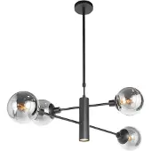 Steinhauer Hanglamp Constellation 3804ZW Zwart met onderlicht