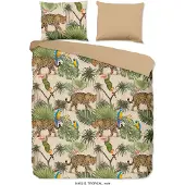 Good Morning dekbedovertrek Panter Jungle Tropical - katoen - 240x220