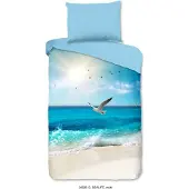 Good Morning Dekbedovertrek Katoen Renforcé Sealife - multi 140x200/220cm