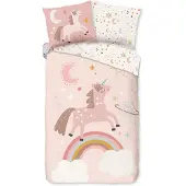 Pure kinderdekbedovertrek Unicorn - microvezel