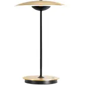 Marset Ginger Taffellamp Brushed brass-White | 20 M (Portable)