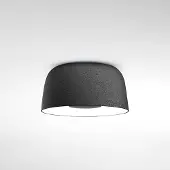 Marset LED-plafondlamp Djembé C 42.21, dimbaar, alu / grijs / zink, Woon-/ Eetkamer, Kunststof, Design, LED plafondlamp