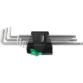 Wera 950/7 Inbus Haakse schroevendraaierset 1.5 mm, 2 mm, 2.5 mm, 3 mm, 4 mm, 5 mm, 6 mm 3 mm, 5 mm, 6 mm, 2 mm, 2.5 mm, 1.5 mm, 4 mm 7-delig