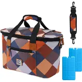 Brisby 4 Laags Geïsoleerde Koeltas - Boodschappentas 21 Liter - Block