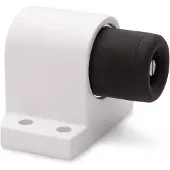 Dx Deurstopper Robusto vloermodel met geveerde stootbuffer - wit