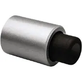 Dx Deurstopper Robusto wandmodel met geveerde stootbuffer - zilvergrijs