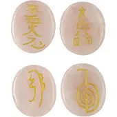 Spiru Reiki Stenen Set Rozenkwarts