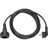 Bachmann geaarde verlengkabel, 230VAC, zwart, 10 m