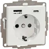 ELSO Eerste stopcontact met aardlekschakelaar en USB-poort, model ELG365354