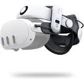BOBOVR S3 Pro Super Strap | Meta Quest 3 Hoofdband met 10.000 mAh batterij en hoofdkoelsysteem | Compatibel met Meta Quest 3 / Quest 3S