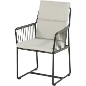 Hartman Modica Rope Chair Black Stoel Zwart