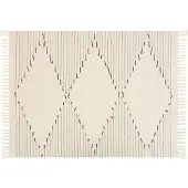 Beliani ULUYOL - Plaid-Beige-Katoen