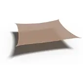 Platinum Coolfit schaduwdoek vierkant 3.6x3.6x3.6x3.6m - Zand