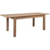 CALICOSY Eettafel Breanna 160/215 x 90 cm-artisanale eik