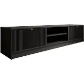 Meubella TV-Meubel Tavares - Zwart - 180 cm