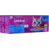Whiskas Visfavorieten In Gelei 40x85g Kattensnack