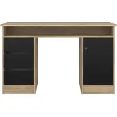 Giga Kantoorbureau Function Plus Zwart/Naturel - Living