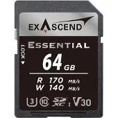 EXASCEND Essential UHS-I SD Card(V30) 64GB