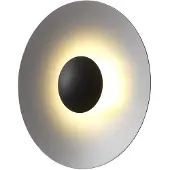 Marset Design wandlamp Ginger 42 C, dimbaar, alu / grijs / zink, Woon-/ Eetkamer, Aluminium, Design, Wandlamp design