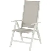 Hartman Tuinstoel Troy Full Recliner White Beige