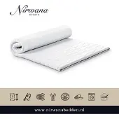 Nirwana bedden Topdekmatras - Topper 180x200 - NASA traagschuim 8 cm dik