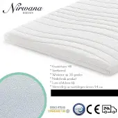 Nirwana bedden - Topdekmatras - 170x200 -Koudschuim HR - 7CM