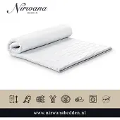 Nirwana bedden - Topdekmatras - 70x220 -Koudschuim HR - 7CM