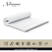Nirwana bedden 210x210 Topdekmatras - Topper NASA-VISCO - Traagschuim - 7 CM -