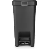 Brabantia StepUp Prullenbak - Pedaalemmer - 10 liter - Dark Grey
