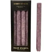 Home Society Dinner Candles Paars