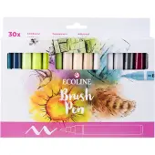 Ecoline Brush Pen set - 30 stuks - additioneel