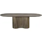 Giga Meubel Eettafel Ava Ovaal Bruin 240cm