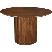 Giga Meubel Eettafel Jaime Bruin Rond Ø120cm
