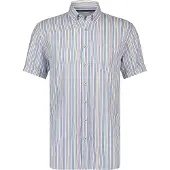 State of Art Casual Overhemd Heren KM Paars | Maat: M