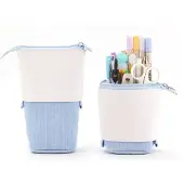 Angoo Pop-Up Etui - uitschuifbare etui - Blauw