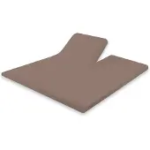 Eleganzzz Splittopper Hoeslaken Perkal Katoen - taupe 180x210/220cm