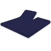 Eleganzzz Splittopper Hoeslaken Jersey Katoen Stretch - donker blauw 180x200cm