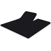 Eleganzzz Splittopper Hoeslaken Perkal Katoen - zwart 180x210/220cm