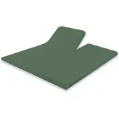 Eleganzzz Splittopper Hoeslaken Perkal Katoen - grenat green 180x200cm