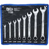 Bgs Combinatiesleutelset Inch maten SW 1/8" - 9/16" Withworth 8-delig.