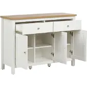 Beliani ATOCA - Sideboard-Wit-MDF, Vezelplaat